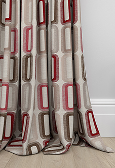 Soho, Rosso - Made to Measure Curtains